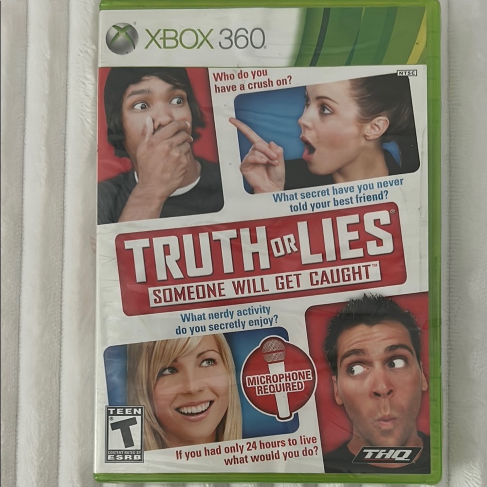 2010 XBOX360 Sealed Truth or Lies Game - Green Case